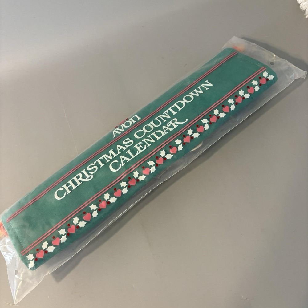 NEW Vintage Avon Countdown To Christmas Calendar With Mouse SEALED BAG!!